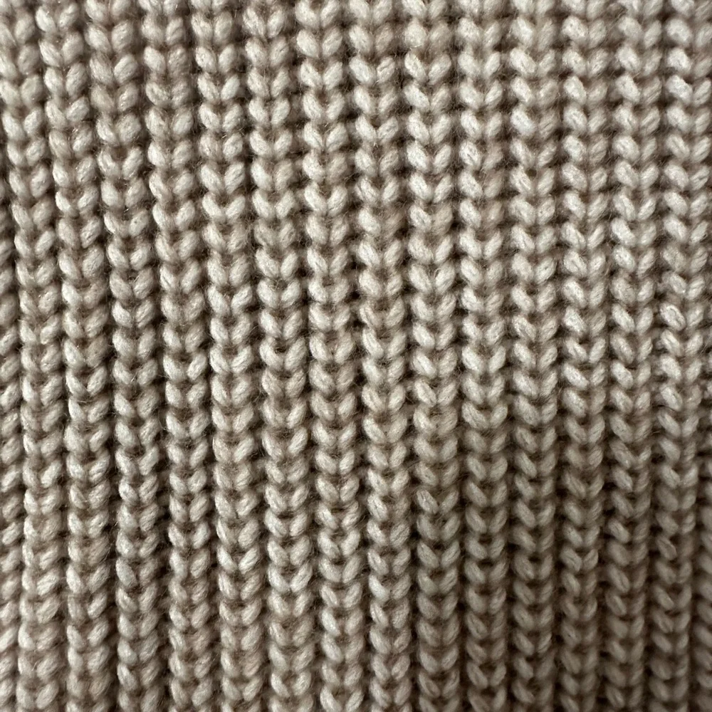 Tan Crewneck Knit Sweater